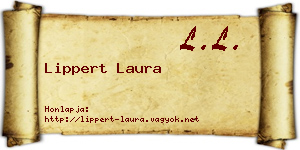 Lippert Laura névjegykártya